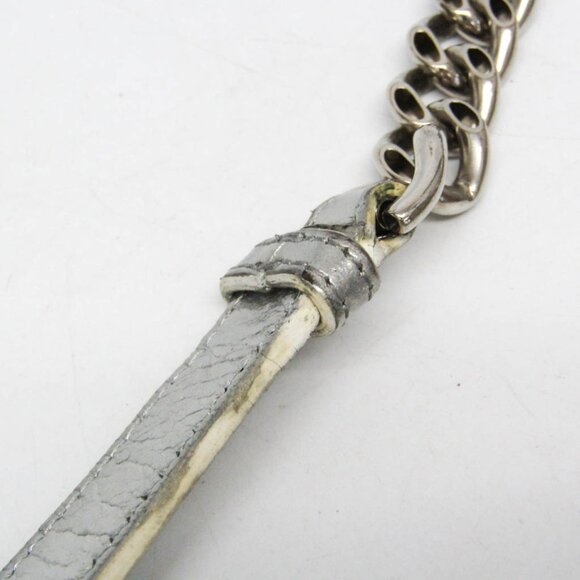 CHRISTIAN DIOR Silver Leather Shoulder Bag - Picture 12 of 16